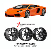 21 INCH FORGED WHEELS RIMS for LAMBORGHINI AVENTADOR LP700 2011 - 2017 FORZA PERFORMANCE Mansory Style

We manufacture premium quality forged wheels rims for Lamborghini Aventador LP700 2011 - 2017 in any design, size, color.

THIS WHEEL DESIGN CAN BE CUSTOM-MADE FOR YOUR CAR IN ANY SIZE AND COLOR OPTIONS
Available in monoblock, 2-piece, 3-piece, duoblock, beadlock
3D wheel renderings are provided according to the exact dimensions and specifications requested by the client, ensuring proper fitment for their