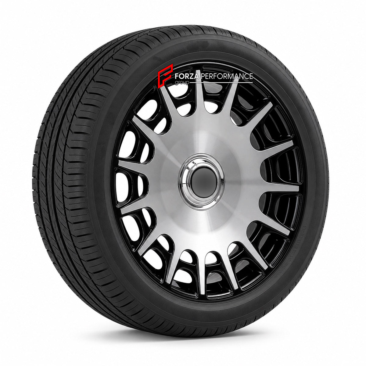 FORGED WHEELS RIMS for LAMBORGHINI URUS S SE 2018 - 2025 FORZA PERFORMANCE Mansory Style

We manufacture premium quality forged wheels rims for Lamborghini Urus S SE 2018 - 2025 in any design, size, color.

WHEEL SIZE:

Front: 23 x 10 ET 28
Rear: 23 x 11.5 ET 22
PCD: 5 x 130
CB: 71.6
Finish: Gloss Black with Machined Face
Material: 6061-T6 Forged Aluminum
THIS WHEEL DESIGN CAN BE CUSTOM-MADE FOR YOUR CAR IN ANY SIZE AND COLOR OPTIONS
Available in monoblock, 2-piece, 3-piece, duoblock, beadlock
3D wheel rend