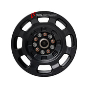 We manufacture premium quality forged wheels rims for Land Rover Defender Dakar D7X-R 2027+ in any design, size, color.

WHEEL SIZE:

Front: 20 x 8.5 ET 41.5
Rear: 20 x 8.5 ET 41.5
PCD: 5 x 120
CB: 72.6
Finish: Matte Black
Material: 6061-T6 Forged Aluminum
THIS WHEEL DESIGN CAN BE CUSTOM-MADE FOR YOUR CAR IN ANY SIZE AND COLOR OPTIONS
Available in monoblock, 2-piece, 3-piece, duoblock, beadlock
3D wheel renderings are provided according to the exact dimensions and specifications requested by the client, ens