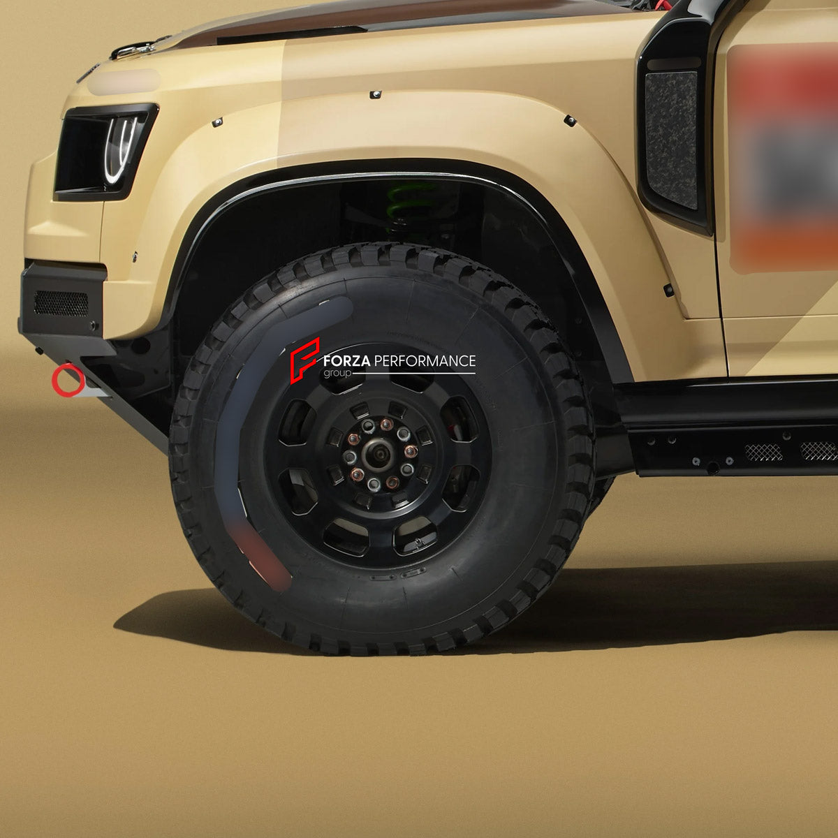 We manufacture premium quality forged wheels rims for Land Rover Defender Dakar D7X-R 2027+ in any design, size, color.

WHEEL SIZE:

Front: 20 x 8.5 ET 41.5
Rear: 20 x 8.5 ET 41.5
PCD: 5 x 120
CB: 72.6
Finish: Matte Black
Material: 6061-T6 Forged Aluminum
THIS WHEEL DESIGN CAN BE CUSTOM-MADE FOR YOUR CAR IN ANY SIZE AND COLOR OPTIONS
Available in monoblock, 2-piece, 3-piece, duoblock, beadlock
3D wheel renderings are provided according to the exact dimensions and specifications requested by the client, ens