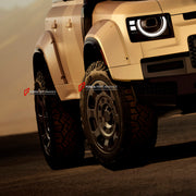 We manufacture premium quality forged wheels rims for Land Rover Defender Dakar D7X-R 2027+ in any design, size, color.

WHEEL SIZE:

Front: 20 x 8.5 ET 41.5
Rear: 20 x 8.5 ET 41.5
PCD: 5 x 120
CB: 72.6
Finish: Satin Black
Material: 6061-T6 Forged Aluminum
THIS WHEEL DESIGN CAN BE CUSTOM-MADE FOR YOUR CAR IN ANY SIZE AND COLOR OPTIONS
Available in monoblock, 2-piece, 3-piece, duoblock, beadlock
3D wheel renderings are provided according to the exact dimensions and specifications requested by the client, ens