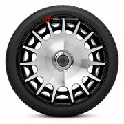 FORGED WHEELS RIMS for LAND ROVER RANGE ROVER L460 L405 L322 SPORT L461 L494 L320 2002+ FORZA PERFORMANCE Mansory Style

We manufacture premium quality forged wheels rims for Land Rover Defender L663 Discovery 3 4 5 LR3 LR4 2004+ in any design, size, color.

WHEEL SIZE:

Front: 24 x 10 ET 40
Rear: 24 x 10 ET 40
PCD: 5 x 120
CB: 72.6
Finish: Gloss Black with Machined Face
Material: 6061-T6 Forged Aluminum
THIS WHEEL DESIGN CAN BE CUSTOM-MADE FOR YOUR CAR IN ANY SIZE AND COLOR OPTIONS
Available in monoblock, 