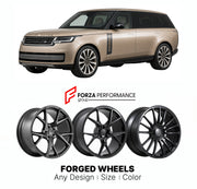 21 INCH FORGED WHEELS RIMS for LAND ROVER RANGE ROVER SV L460 2021+ FORZA PERFORMANCE Mansory Style

We manufacture premium quality forged wheels rims for Land Rover Range Rover SV L460 2021+ in any design, size, color.

THIS WHEEL DESIGN CAN BE CUSTOM-MADE FOR YOUR CAR IN ANY SIZE AND COLOR OPTIONS
Available in monoblock, 2-piece, 3-piece, duoblock, beadlock
3D wheel renderings are provided according to the exact dimensions and specifications requested by the client, ensuring proper fitment for their car p