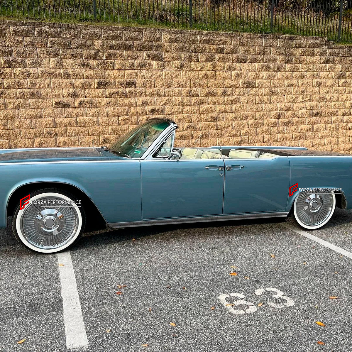 FORGED WHEELS RIMS for LINCOLN CONTINENTAL IV 1961 - 1969 FORZA PERFORMANCE Prestige Castello Style

We manufacture premium quality forged wheels rims for Lincoln Continental IV 1961 - 1969 in any design, size, color.

WHEEL SIZE:

Front: 15 x 6.5 ET 15
Rear: 15 x 6.5 ET 15
PCD: 5 x 127
CB: 72.6
Finish: Chrome
Material: 6061-T6 Forged Aluminum
THIS WHEEL DESIGN CAN BE CUSTOM-MADE FOR YOUR CAR IN ANY SIZE AND COLOR OPTIONS
Available in monoblock, 2-piece, 3-piece, duoblock, beadlock
3D wheel renderings are p
