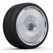 FORGED WHEELS RIMS for LINCOLN CONTINENTAL IV 1961 - 1969 FORZA PERFORMANCE Dillinger Style

We manufacture premium quality forged wheels rims for Lincoln Continental IV 1961 - 1969 in any design, size, color.

WHEEL SIZE:

Front: 15 x 6.5 ET 15
Rear: 15 x 6.5 ET 15
PCD: 5 x 127
CB: 72.6
Finish: Chrome
Material: 6061-T6 Forged Aluminum
THIS WHEEL DESIGN CAN BE CUSTOM-MADE FOR YOUR CAR IN ANY SIZE AND COLOR OPTIONS
Available in monoblock, 2-piece, 3-piece, duoblock, beadlock
3D wheel renderings are provided 