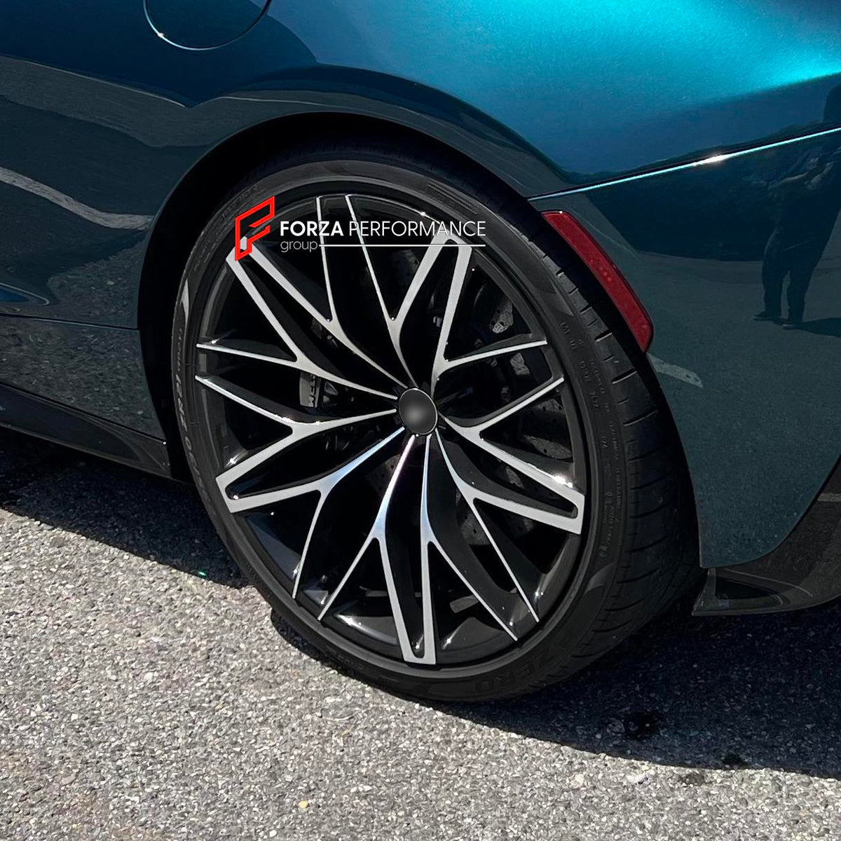 FORGED WHEELS RIMS FOR MCLAREN P47 SUV 2028+ Forza Performance custom fit buy OEM MCLAREN GTS 10 Twin-Spoke style design wheels