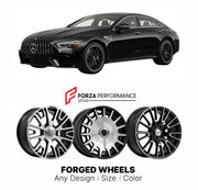 21 INCH FORGED WHEELS RIMS for MERCEDES-BENZ AMG GT63 2018+ FORZA PERFORMANCE Mansory Style

We manufacture premium quality forged wheels rims for Mercedes-Benz AMG GT63 2018+ in any design, size, color.

THIS WHEEL DESIGN CAN BE CUSTOM-MADE FOR YOUR CAR IN ANY SIZE AND COLOR OPTIONS
Available in monoblock, 2-piece, 3-piece, duoblock, beadlock
3D wheel renderings are provided according to the exact dimensions and specifications requested by the client, ensuring proper fitment for their car prior to producti