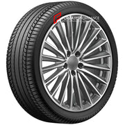 FORGED WHEELS RIMS for MERCEDES BENZ C CLASS W206 C300 C43 C63 2021+ OEM titanium grey high sheen