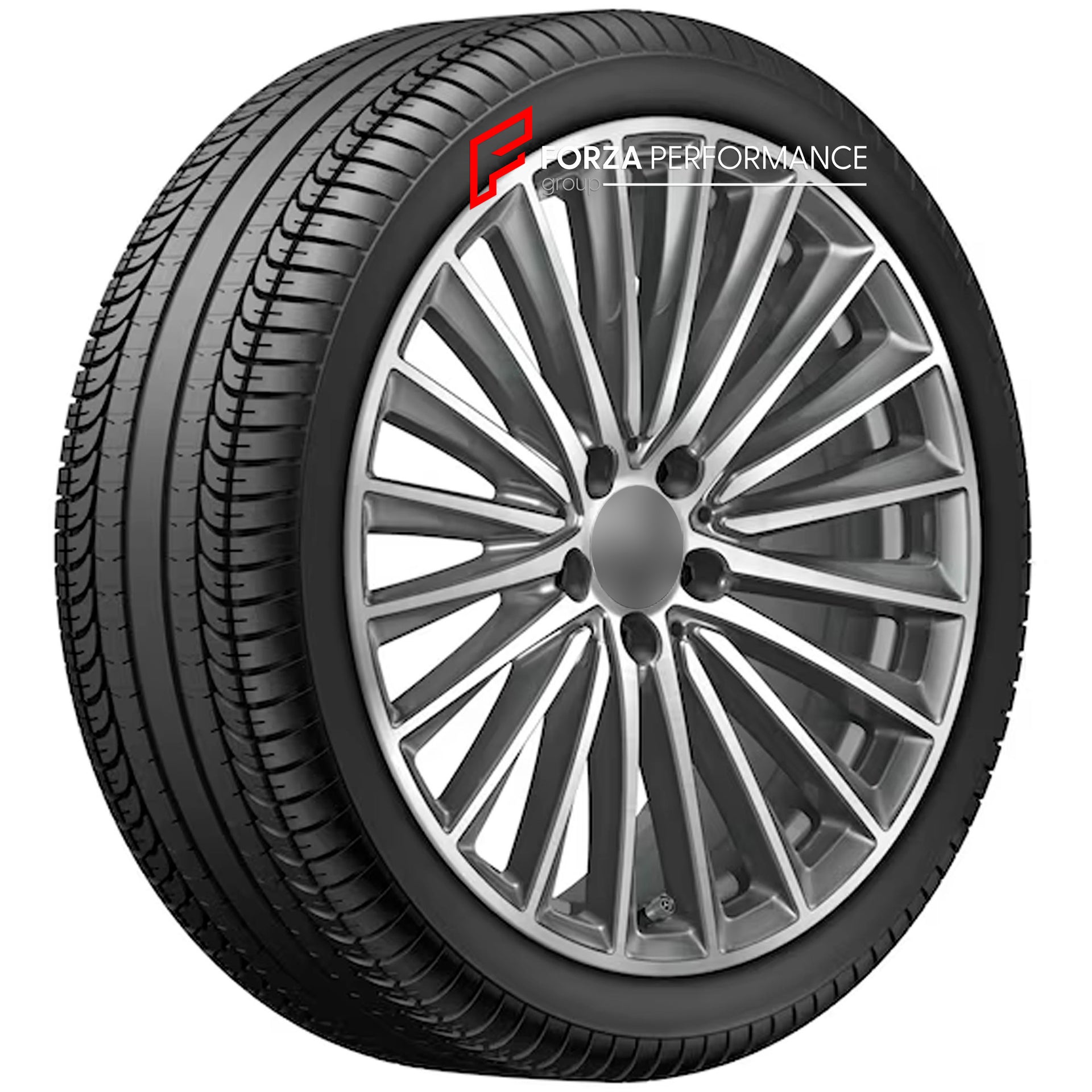 FORGED WHEELS RIMS for MERCEDES BENZ C CLASS W206 C300 C43 C63 2021+ OEM titanium grey high sheen