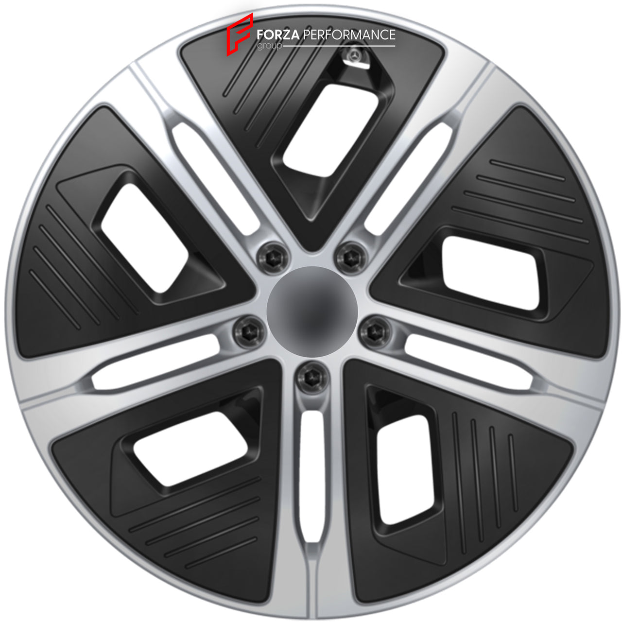 FORGED WHEELS RIMS FOR MERCEDES BENZ EQS SUV 450 580 X296 2023+ custom fit 5-spoke vanadiumsilver OEM A2964010400 7X45-X296