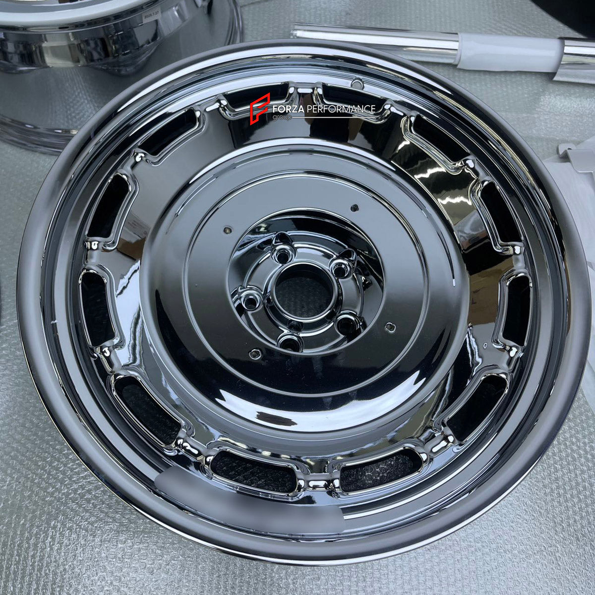 We manufacture premium quality forged wheels rims for Mercedes Benz in any design, size, color.

WHEEL SIZE:

Front: 20 x 9.5 ET 35
Rear: 20 x 9.5 ET 35
PCD: 5 x 130
CB: 84.1
Finish: Silver
Material: 6061-T6 Forged Aluminum
THIS WHEEL DESIGN CAN BE CUSTOM-MADE FOR YOUR CAR IN ANY SIZE AND COLOR OPTIONS
Available in monoblock, 2-piece, 3-piece, duoblock, beadlock
3D wheel renderings are provided according to the exact dimensions and specifications requested by the client, ensuring proper fitment for their ca