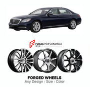 21 INCH FORGED WHEELS RIMS for MERCEDES-BENZ S-CLASS W222 2013 - 2020 FORZA PERFORMANCE Mansory Style

We manufacture premium quality forged wheels rims for Mercedes-Benz S-Class W222 2013 - 2020 in any design, size, color.

THIS WHEEL DESIGN CAN BE CUSTOM-MADE FOR YOUR CAR IN ANY SIZE AND COLOR OPTIONS
Available in monoblock, 2-piece, 3-piece, duoblock, beadlock
3D wheel renderings are provided according to the exact dimensions and specifications requested by the client, ensuring proper fitment for their c