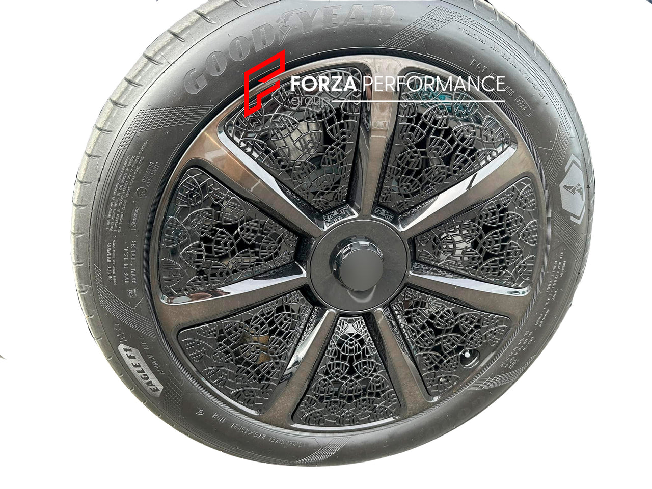 FORGED WHEELS RIMS for MERCEDES MAYBACH EQS SUV 2026 FORZA PERFORMANCE OEM MAYBACH NIGHT SERIES 7 SPOKE MAYBACH PATTERN