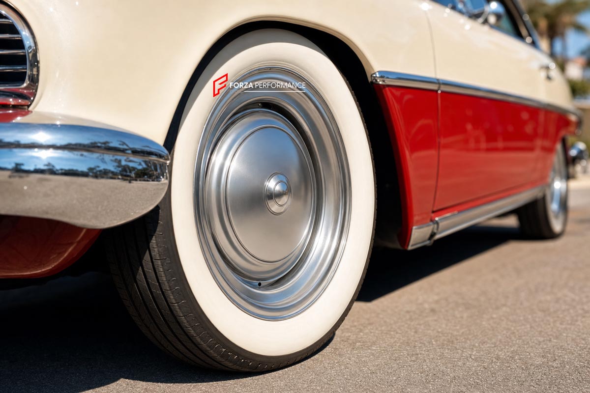 FORGED WHEELS RIMS for OLDSMOBILE 88 1955 Forza Performance Vapid Stanier GTA 6 VI American Racing VN31 Smoothie style design wheels