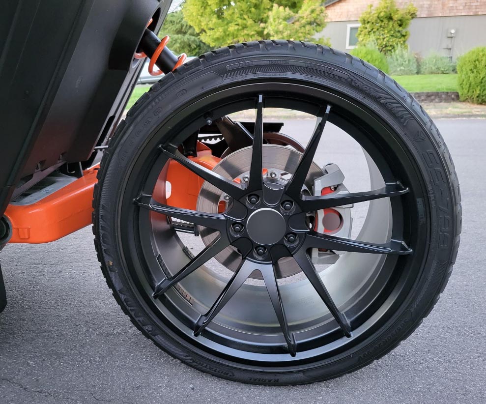 FORGED WHEELS RIMS for POLARIS SLINGSHOT S SL SLR R 2015+ Forza Performance custom fit OEM Polaris style design