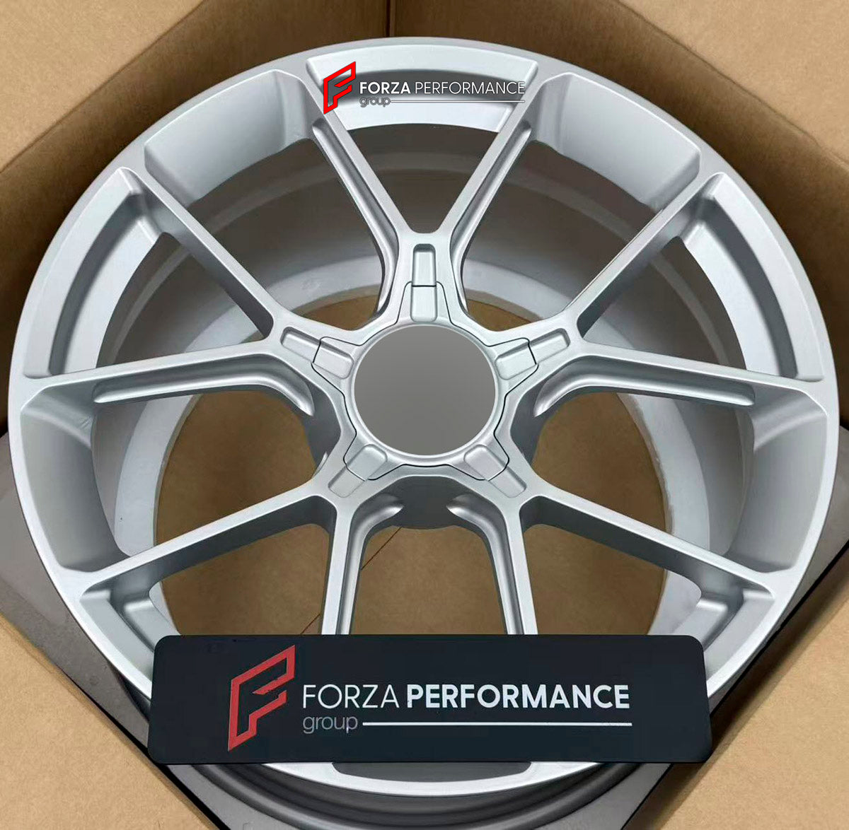 We manufactured premium quality forged wheels rims for our client's Porsche 911 991.1 Targa 4S 2011 - 2017 with the following specifications:

WHEEL SIZE:

Front: 20 x 8.5 ET 51
Rear: 21 x 11 ET 52
PCD: 5 x 130
CB: 71.6
Finish: Satin Silver
Material: 6061-T6 Forged Aluminum
THIS WHEEL DESIGN CAN BE CUSTOM-MADE FOR YOUR CAR IN ANY SIZE AND COLOR OPTIONS
Available in monoblock, 2-piece, 3-piece, duoblock, beadlock
3D wheel renderings are provided according to the exact dimensions and specifications requested 