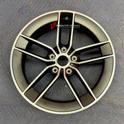 We manufacture premium quality forged wheels rims for Porsche 911 992.2 GTS Carrera 2024+ in any design, size, color.

WHEEL SIZE:

Front: 20 x 8.5 ET 50
Rear: 21 x 11.5 ET 79
PCD: 5 x 130
CB: 71.6
Finish: Satin Black
Material: 6061-T6 Forged Aluminum
THIS WHEEL DESIGN CAN BE CUSTOM-MADE FOR YOUR CAR IN ANY SIZE AND COLOR OPTIONS
Available in monoblock, 2-piece, 3-piece, duoblock, beadlock
3D wheel renderings are provided according to the exact dimensions and specifications requested by the client, ensuring