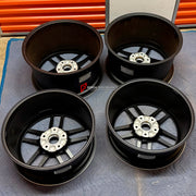 We manufacture premium quality forged wheels rims for Porsche 911 992.2 GTS Carrera 2024+ in any design, size, color.

WHEEL SIZE:

Front: 20 x 8.5 ET 50
Rear: 21 x 11.5 ET 79
PCD: 5 x 130
CB: 71.6
Finish: Satin Black
Material: 6061-T6 Forged Aluminum
THIS WHEEL DESIGN CAN BE CUSTOM-MADE FOR YOUR CAR IN ANY SIZE AND COLOR OPTIONS
Available in monoblock, 2-piece, 3-piece, duoblock, beadlock
3D wheel renderings are provided according to the exact dimensions and specifications requested by the client, ensuring