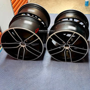 We manufacture premium quality forged wheels rims for Porsche 911 992.2 GTS Carrera 2024+ in any design, size, color.

WHEEL SIZE:

Front: 20 x 8.5 ET 50
Rear: 21 x 11.5 ET 79
PCD: 5 x 130
CB: 71.6
Finish: Satin Black
Material: 6061-T6 Forged Aluminum
THIS WHEEL DESIGN CAN BE CUSTOM-MADE FOR YOUR CAR IN ANY SIZE AND COLOR OPTIONS
Available in monoblock, 2-piece, 3-piece, duoblock, beadlock
3D wheel renderings are provided according to the exact dimensions and specifications requested by the client, ensuring