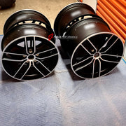 We manufacture premium quality forged wheels rims for Porsche 911 992.2 GTS Carrera 2024+ in any design, size, color.

WHEEL SIZE:

Front: 20 x 8.5 ET 50
Rear: 21 x 11.5 ET 79
PCD: 5 x 130
CB: 71.6
Finish: Satin Black
Material: 6061-T6 Forged Aluminum
THIS WHEEL DESIGN CAN BE CUSTOM-MADE FOR YOUR CAR IN ANY SIZE AND COLOR OPTIONS
Available in monoblock, 2-piece, 3-piece, duoblock, beadlock
3D wheel renderings are provided according to the exact dimensions and specifications requested by the client, ensuring