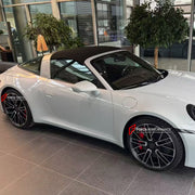 FORGED WHEELS RIMS for PORSCHE 911 992 TARGA 4S 2020+ FORZA PERFORMANCE Turbo Design

We manufacture premium quality forged wheels rims for Porsche 911 992 Targa 4S 2020+ in any design, size, color.

WHEEL SIZE:

Front: 20 x 8.5 ET 50
Rear: 21 x 11.5 ET 79
PCD: 5 x 130
CB: 71.6
Finish: High Gloss Black With Polished Silver
Material: 6061-T6 Forged Aluminum
THIS WHEEL DESIGN CAN BE CUSTOM-MADE FOR YOUR CAR IN ANY SIZE AND COLOR OPTIONS
Available in monoblock, 2-piece, 3-piece, duoblock, beadlock
3D wheel ren