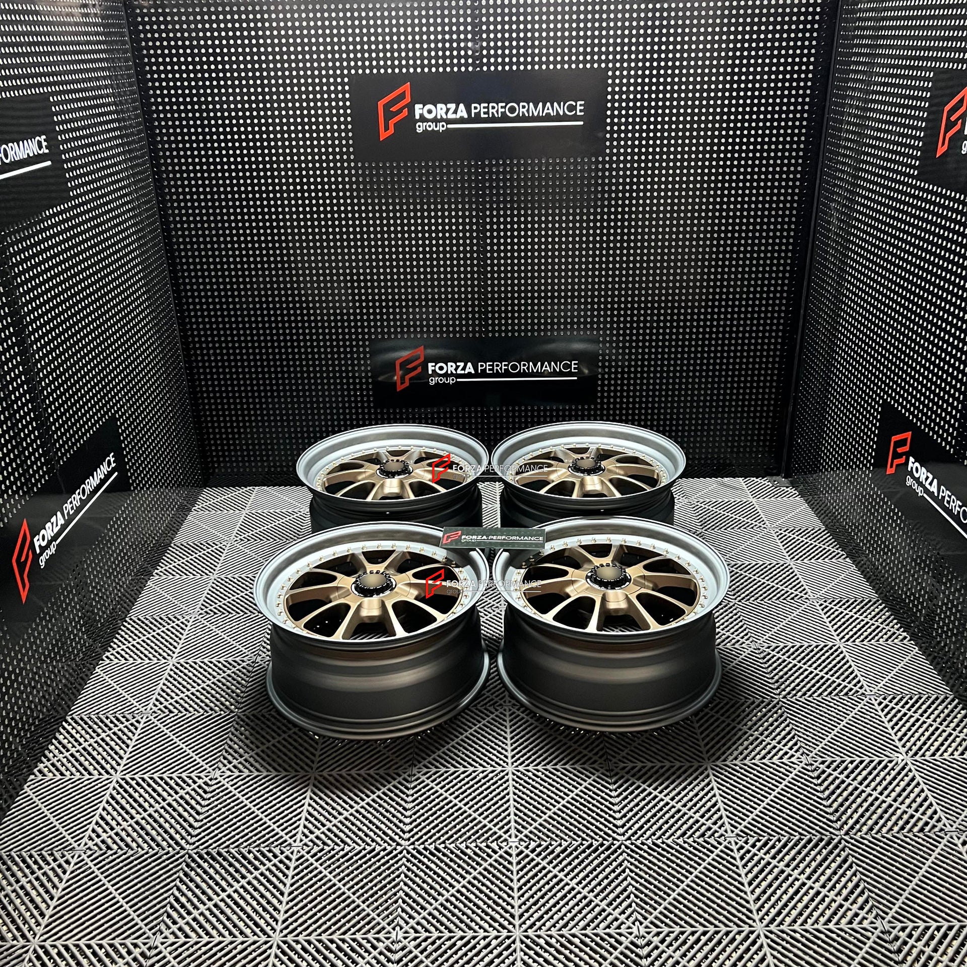 We manufactured premium quality forged wheels rims for our client's Porsche 911 996 GT3 2003 with the following specifications:

WHEEL SIZE:

Front: 19 x 8.5 ET 28
Rear: 19 x 11 ET 53
PCD: 5 x 130
CB: 71.6
Weight: Front: 11.15 kgs (24.58 lbs) Rear: 11.6 kgs (25.57 lbs)
Finish: Satin Bronze Face + Satin Gunmetal Lip
Material: 6061-T6 Forged Aluminum
THIS WHEEL DESIGN CAN BE CUSTOM-MADE FOR YOUR CAR IN ANY SIZE AND COLOR OPTIONS
Available in monoblock, 2-piece, 3-piece, duoblock, beadlock
3D wheel renderings 