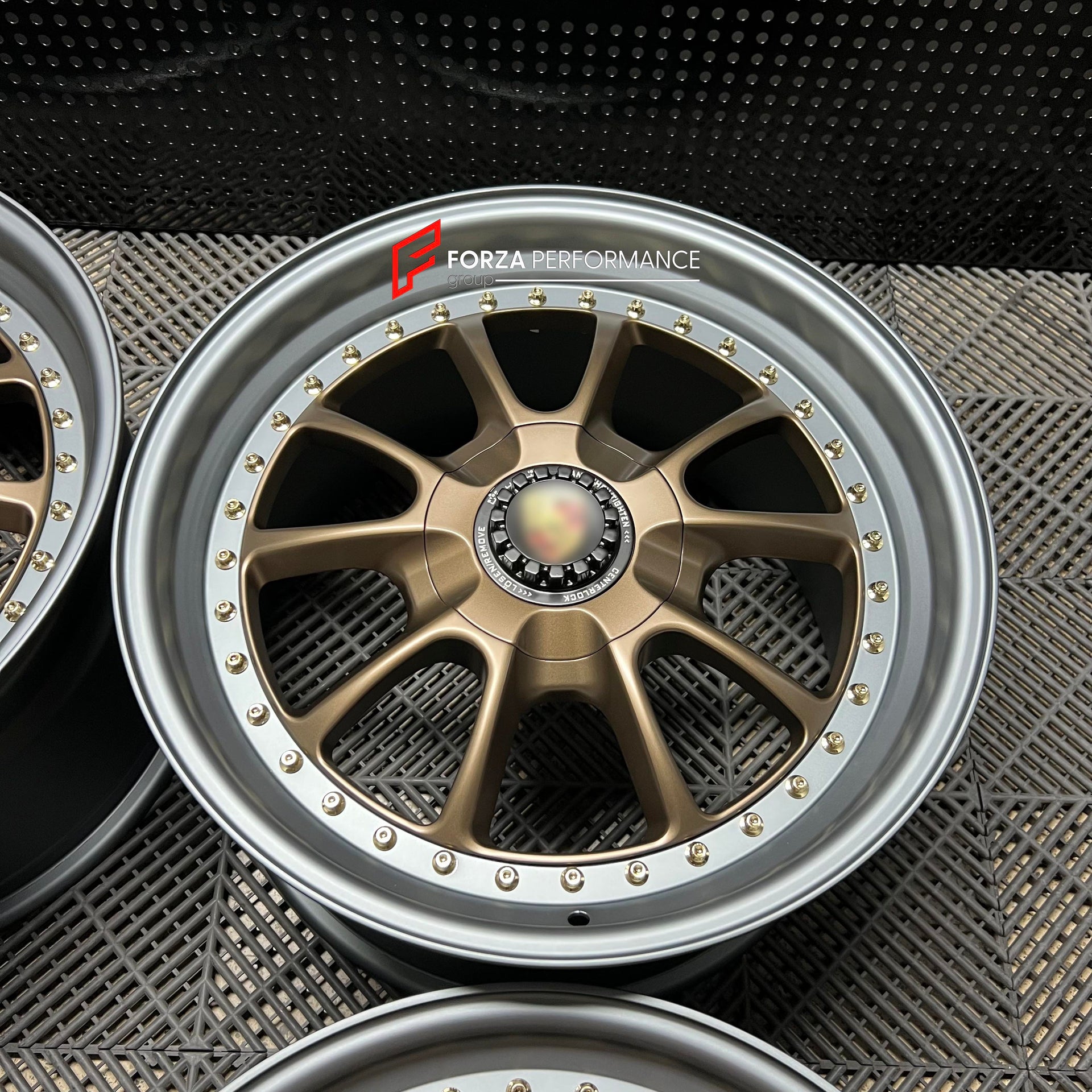 We manufactured premium quality forged wheels rims for our client's Porsche 911 996 GT3 2003 with the following specifications:

WHEEL SIZE:

Front: 19 x 8.5 ET 28
Rear: 19 x 11 ET 53
PCD: 5 x 130
CB: 71.6
Weight: Front: 11.15 kgs (24.58 lbs) Rear: 11.6 kgs (25.57 lbs)
Finish: Satin Bronze Face + Satin Gunmetal Lip
Material: 6061-T6 Forged Aluminum
THIS WHEEL DESIGN CAN BE CUSTOM-MADE FOR YOUR CAR IN ANY SIZE AND COLOR OPTIONS
Available in monoblock, 2-piece, 3-piece, duoblock, beadlock
3D wheel renderings 