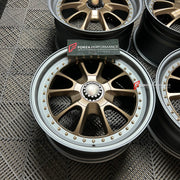 We manufactured premium quality forged wheels rims for our client's Porsche 911 996 GT3 2003 with the following specifications:

WHEEL SIZE:

Front: 19 x 8.5 ET 28
Rear: 19 x 11 ET 53
PCD: 5 x 130
CB: 71.6
Weight: Front: 11.15 kgs (24.58 lbs) Rear: 11.6 kgs (25.57 lbs)
Finish: Satin Bronze Face + Satin Gunmetal Lip
Material: 6061-T6 Forged Aluminum
THIS WHEEL DESIGN CAN BE CUSTOM-MADE FOR YOUR CAR IN ANY SIZE AND COLOR OPTIONS
Available in monoblock, 2-piece, 3-piece, duoblock, beadlock
3D wheel renderings 