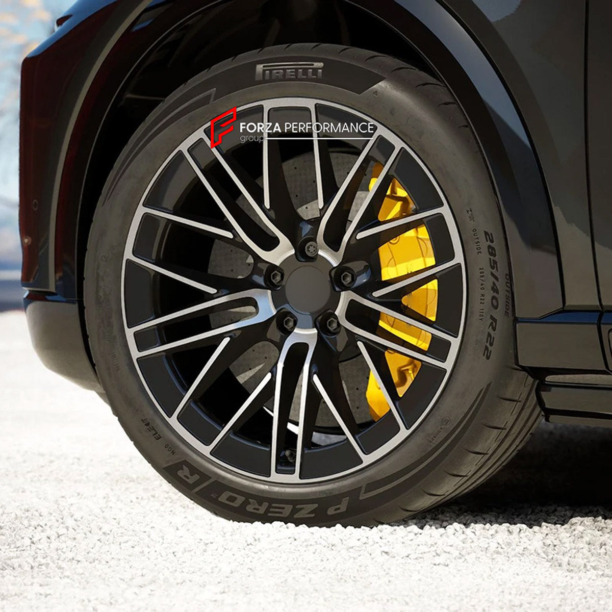 FORGED WHEELS RIMS for PORSCHE CAYENNE E4 TURBO 2026+ FORZA PERFORMANCE SportTechno Summer Set

We manufacture premium quality forged wheels rims for Porsche Cayenne E4 Turbo 2026+ in any design, size, color.

WHEEL SIZE:

Front: 22 x 10.5 ET 20
Rear: 22 x 12.5 ET 28
PCD: 5 x 130
CB: 71.6
Finish: High Gloss Black With Polished Silver
Material: 6061-T6 Forged Aluminum
THIS WHEEL DESIGN CAN BE CUSTOM-MADE FOR YOUR CAR IN ANY SIZE AND COLOR OPTIONS
Available in monoblock, 2-piece, 3-piece, duoblock, beadlock
3