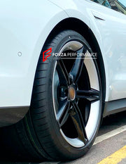 FORGED WHEELS RIMS for PORSCHE MISSION S 2027 Forza Performance custom fit buy OEM Porsche Mission S 2027 style design wheels