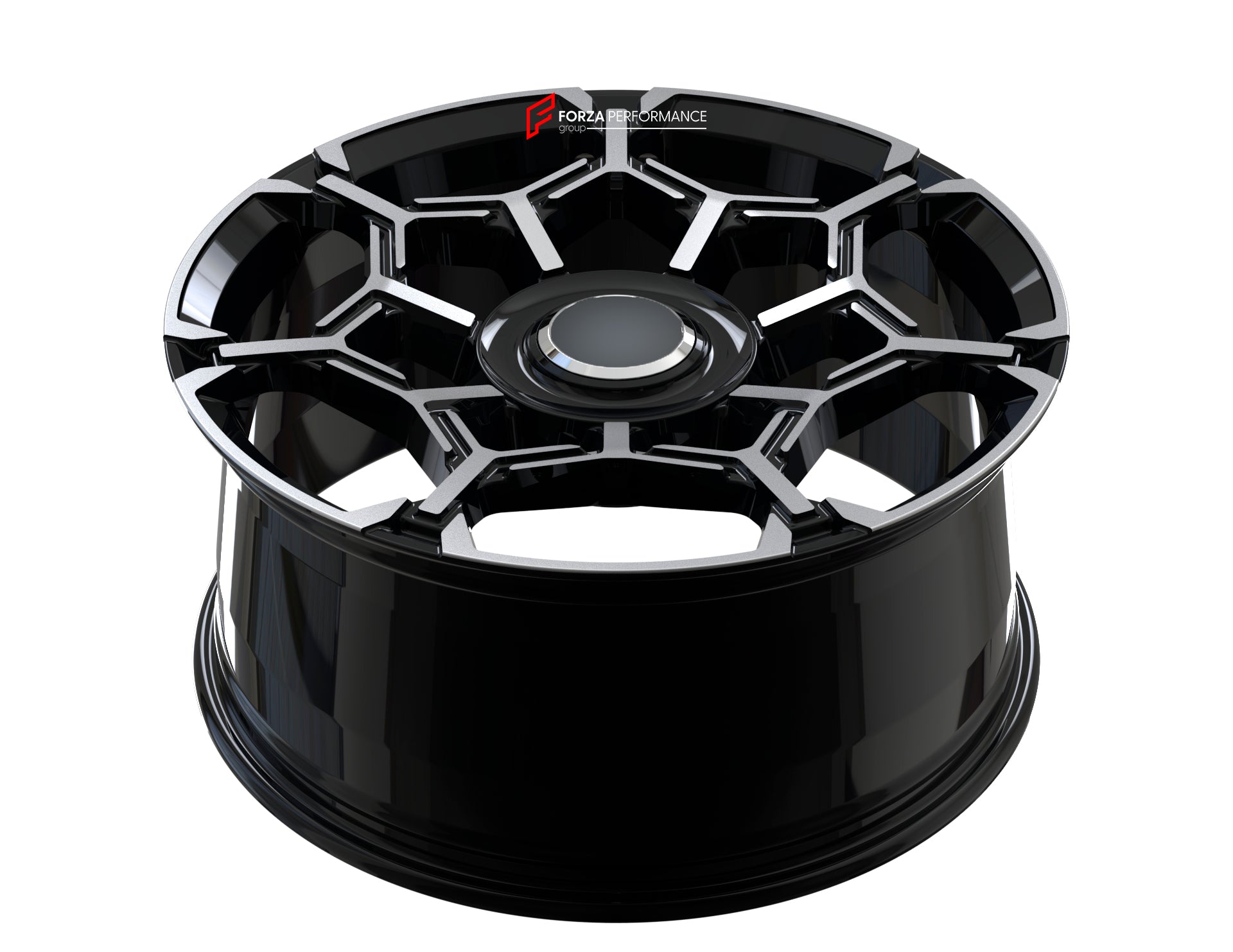 22 Inch Wheel Rim Size Badge – Single – Silver (Motorsport Style)