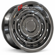 FORGED WHEELS RIMS FOR ROLLS ROYCE SILVER SPIRIT 1980 - 1998 Forza Performance custom fit buy Classic Retro Disc Black Chrome style design wheels