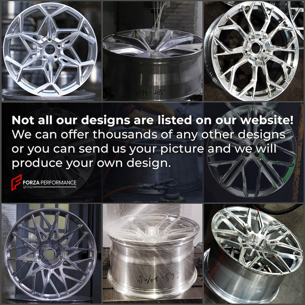 FORGED WHEELS RIMS for TESLA MODEL S 2021+ Forza Performance KITT Knight Rider Turbine style design wheels