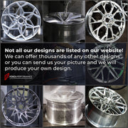 FORGED WHEELS RIMS for TESLA MODEL Y JUNIPER 2025+ Forza Performance KITT Knight Rider Turbine style design wheels