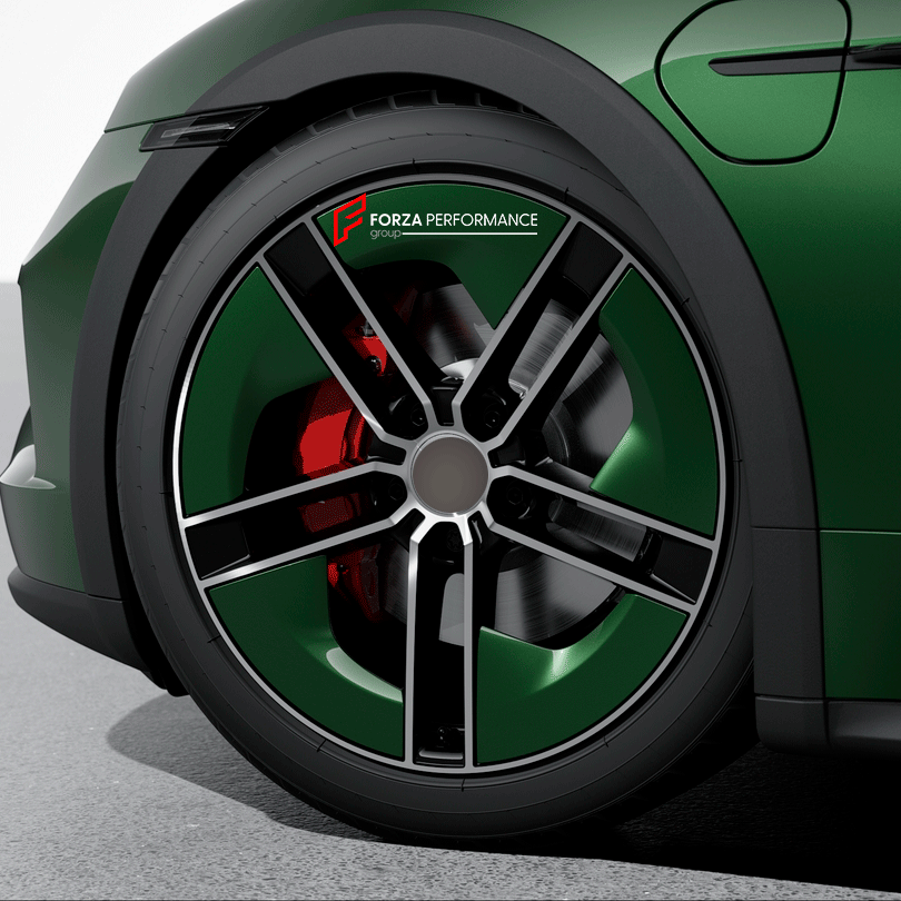 Tycan Base Rims FORGED WHEELS RIMS WITH AEROBLADES for PORSCHE TAYCAN 4S custom fit OEM