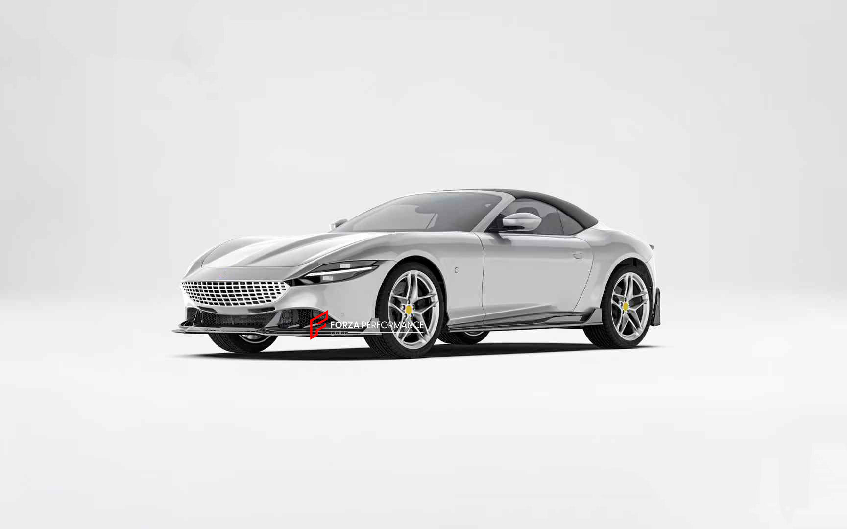 FORZA CARBON AERO KIT for FERRARI ROMA

Set includes:

Front Lip
Side Skirts
Rear Diffuser
Rear Spoiler

Material: Dry Carbon
