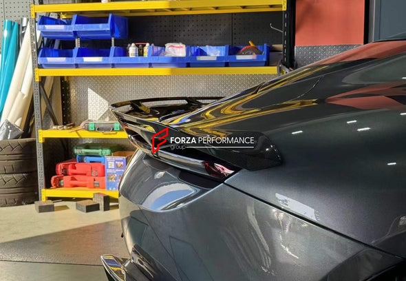 DRY CARBON REAR SPOILER AND DIFFUSER for FERRARI ROMA  Set includes:  Rear Spoiler Rear Diffuser