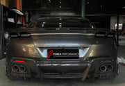 DRY CARBON REAR SPOILER AND DIFFUSER for FERRARI ROMA  Set includes:  Rear Spoiler Rear Diffuser