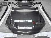 CARBON BODY KIT for LAMBORGHINI URUS S PERFORMANTE

Set includes:

Front Bumper 
Hood
Side Fenders
Side Skirts
Roof Spoiler
Rear Spoiler
Rear Bumper
Exhaust Tips
Exhaust System

Material: Carbon Fiber

Note: Professional installation is required.
