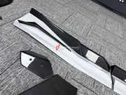 CARBON BODY KIT for LAMBORGHINI URUS S PERFORMANTE

Set includes:

Front Bumper 
Hood
Side Fenders
Side Skirts
Roof Spoiler
Rear Spoiler
Rear Bumper
Exhaust Tips
Exhaust System

Material: Carbon Fiber

Note: Professional installation is required.
