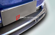 Forza Carbon Body Kit Design for Tesla Model Y  Set includes:  Front lip Side skirts  Rear diffuser Rear spoiler