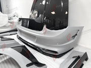 DRY CARBON WIDE BODY KIT for BENTLEY CONTINENTAL GT GTC 2018 - 2024

Set includes:
Front Lip
Front Bumper
Front Bumper Trims
Grille
Hood / Bonnet
Front Fenders
Side Mirror Covers
Side Trims
Side Skirts
Folding Roof Cover
Rear Spoiler
Rear Bumper
Rear Diffuser

Material: Dry Carbon

Note: Professional installation is required.