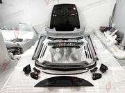 DRY CARBON WIDE BODY KIT for BENTLEY CONTINENTAL GT GTC 2018 - 2024

Set includes:
Front Lip
Front Bumper
Front Bumper Trims
Grille
Hood / Bonnet
Front Fenders
Side Mirror Covers
Side Trims
Side Skirts
Folding Roof Cover
Rear Spoiler
Rear Bumper
Rear Diffuser

Material: Dry Carbon

Note: Professional installation is required.