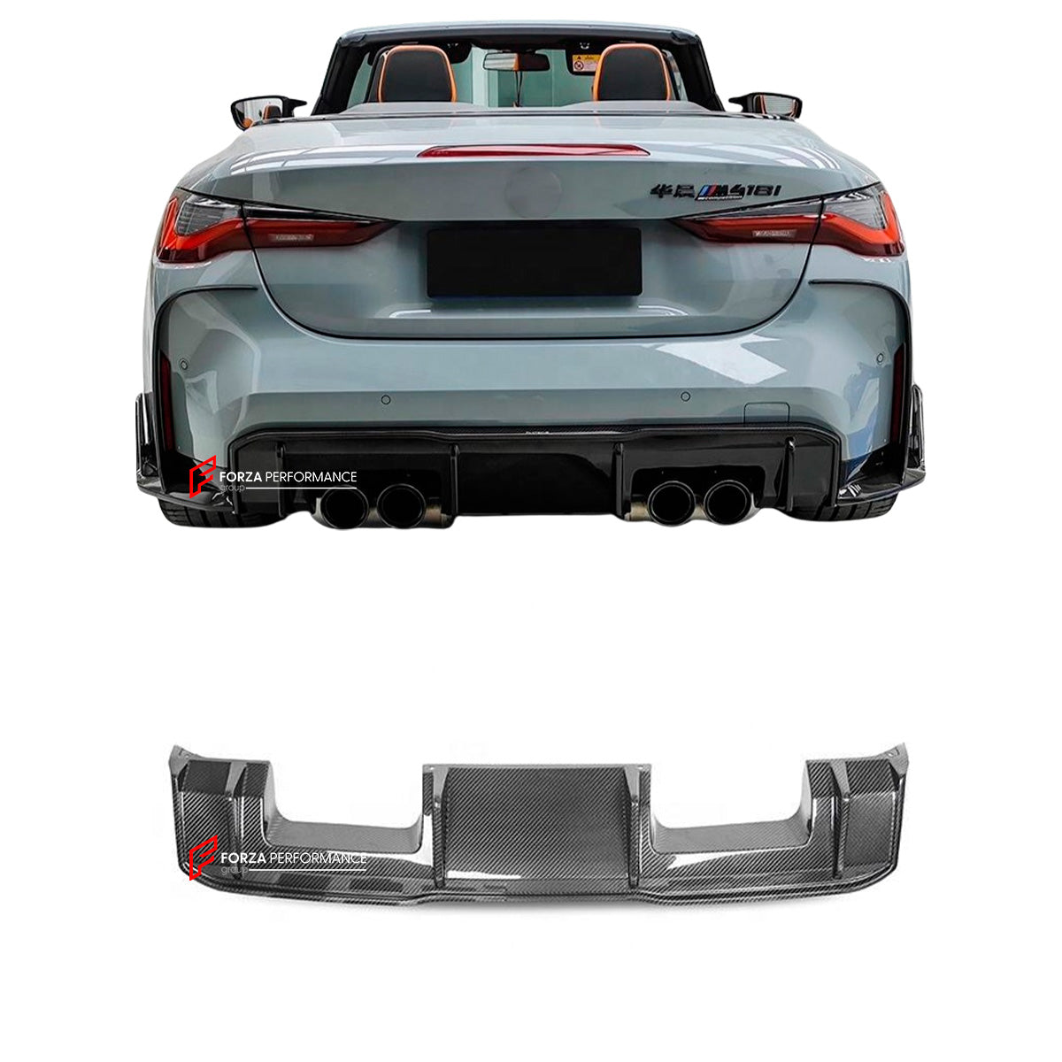 DRY CARBON REAR DIFFUSER for BMW G80 M3 G82 M4 2020+

Set includes:

Rear Diffuser

Material: Dry Carbon

Note: Professional installation is required.
