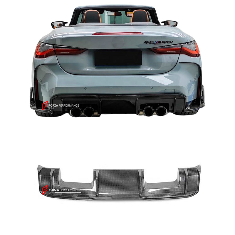 DRY CARBON REAR DIFFUSER for BMW G80 M3 G82 M4 2020+