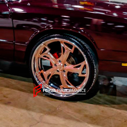 FORZA FORGED CLASSIC WHEELS RIMS for CHEVROLET MONTE CARLO custom fit BILLET SPECIALTIES BLVD96 WHEELS