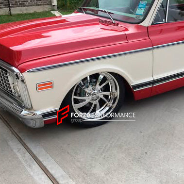 FORZA FORGED FORGED CLASSIC WHEELS RIMS for CHEVROLET C10 1973 - 1980 custom fit BILLET SPECIALTIES BLVD84 WHEELS