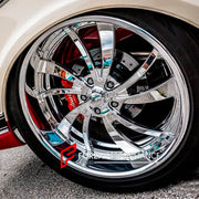 FORZA FORGED FORGED CLASSIC WHEELS RIMS for CHEVROLET C10 1973 - 1980 custom fit BILLET SPECIALTIES BLVD84 WHEELS