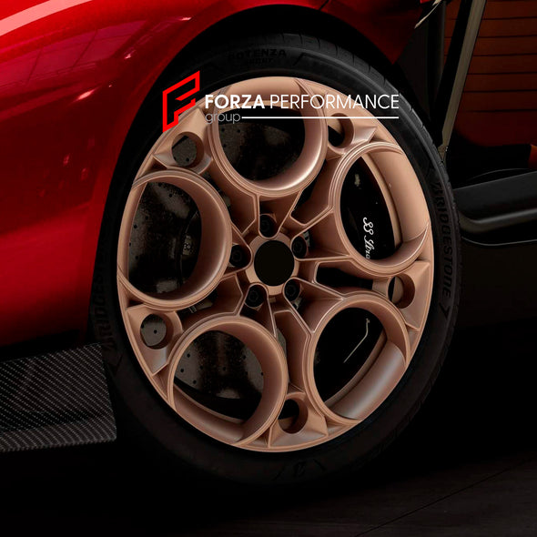 FORZA FORGED WHEELS RIMS for ALFA ROME OSTELVIO QUADRIFOGLIO custom fit OEM ALFA ROMEO 33 STRADALE
