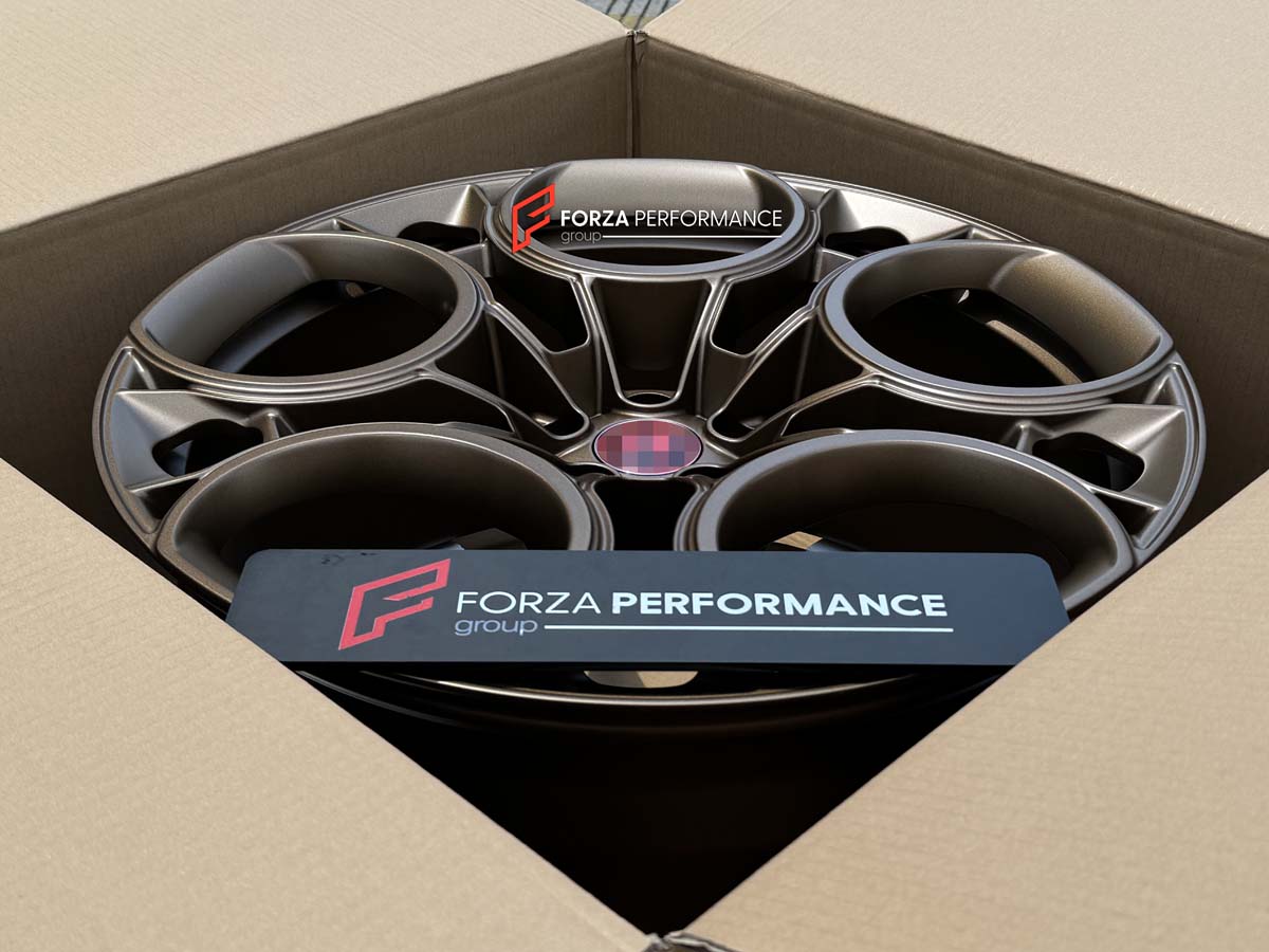 FORZA FORGED WHEELS RIMS for ALFA ROMEO GIULIA QUADRIFOGLIO custom fit OEM ALFA ROMEO 33 STRADALE
